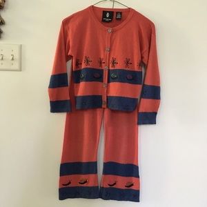 Michael Simon Girls Sweater & Pants Matching Set 6X